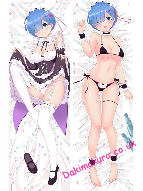 Rem - Re Zero Japanese character body dakimakura pillow cover