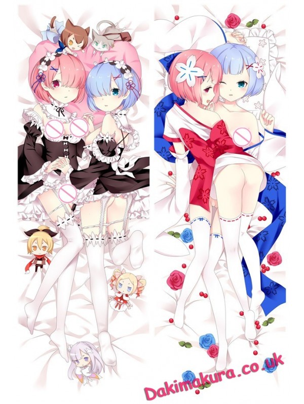 Ram and Rem - Re Zero Anime Dakimakura Japanese Love Body PillowCases