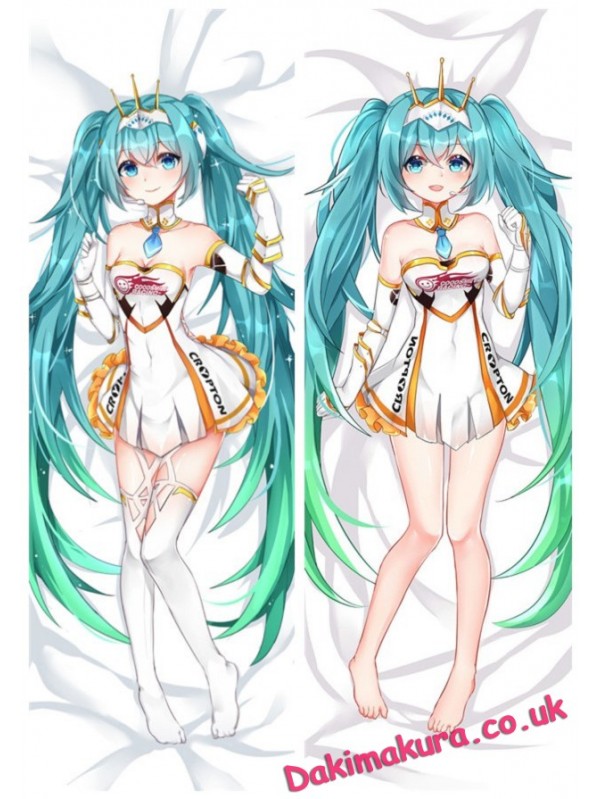 Snow-Hatsune Miku - Vocaloid Anime Dakimakura Japanese Hug Body Pillow Cover