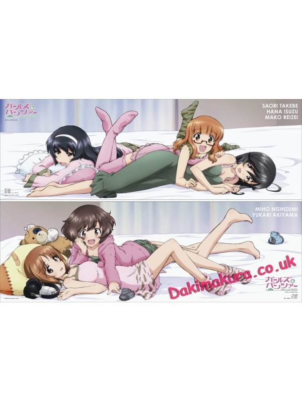 Girls und Panzer-Mako Reizei - Saori Takebe -Hana Isuzu - Miho Nishizumi - Yukari Akiyama PILLOW COVER