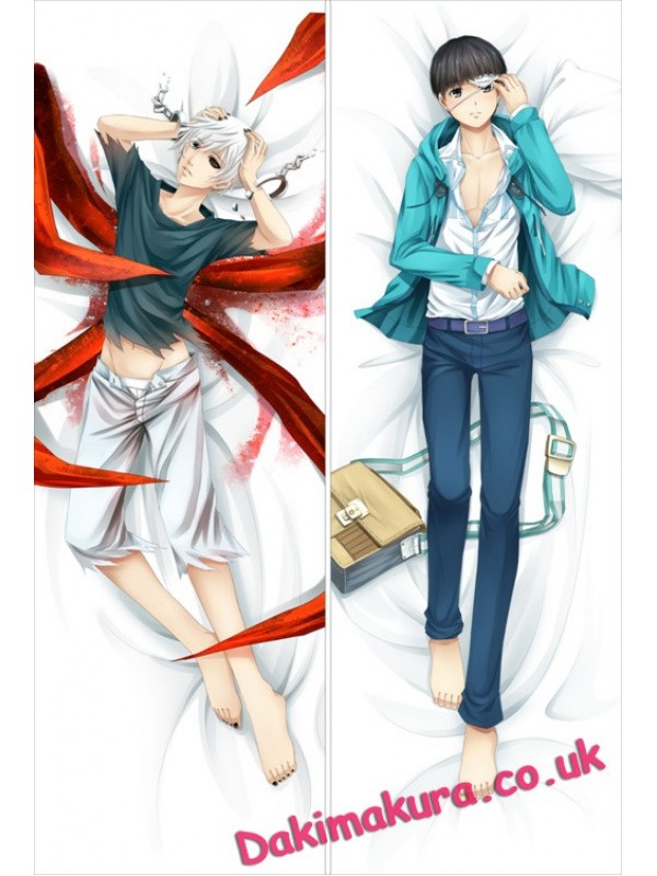 New Anime Tokyo Ghoul Kaneki ken Dakimakura Bed Hugging Body Pillow Case