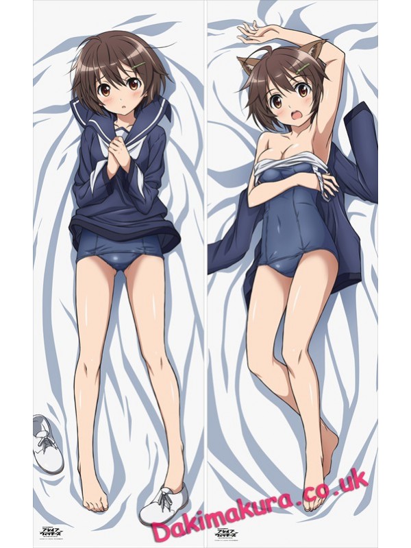 New Anime Strike Witches Hikari Karibuchi Dakimakura Bed Hugging Body Pillow Case Pillow