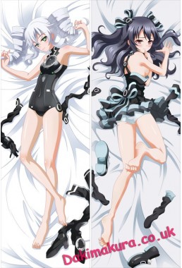 Hyperdimension Neptunia - Black Heart + Noire Full body waifu japanese anime pillowcases