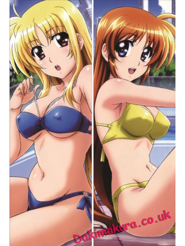 Magical Girl Lyrical Nanoha - Fate Testarossa - Nanoha Takamachi Anime Dakimakura Pillow Cover