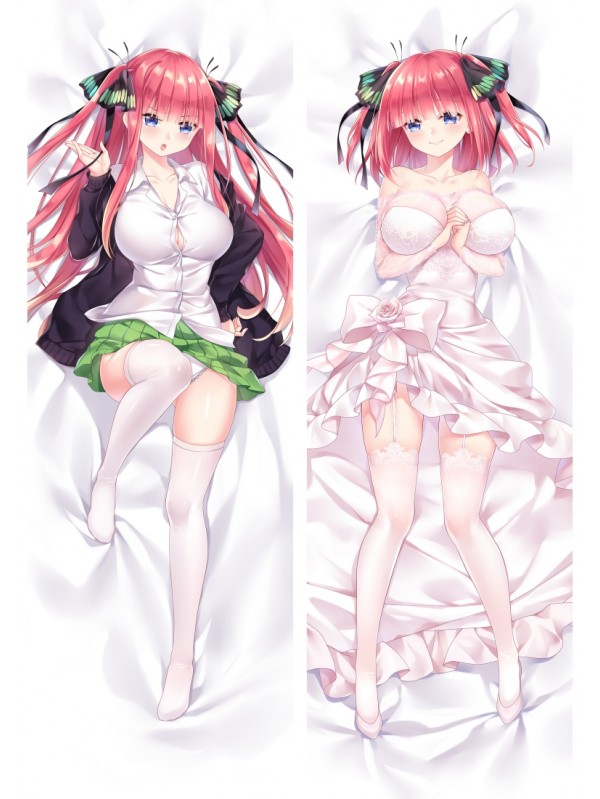 The Quintessential Quintuplets Nakano Nino Anime Dakimakura Japanese Love Body Pillow Cover