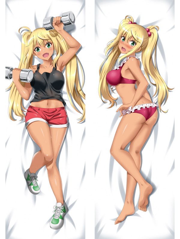 How Heavy Are the Dumbbells You Lift Sakura Hibiki Anime Dakimakura Japanese Love Body Pillowcase