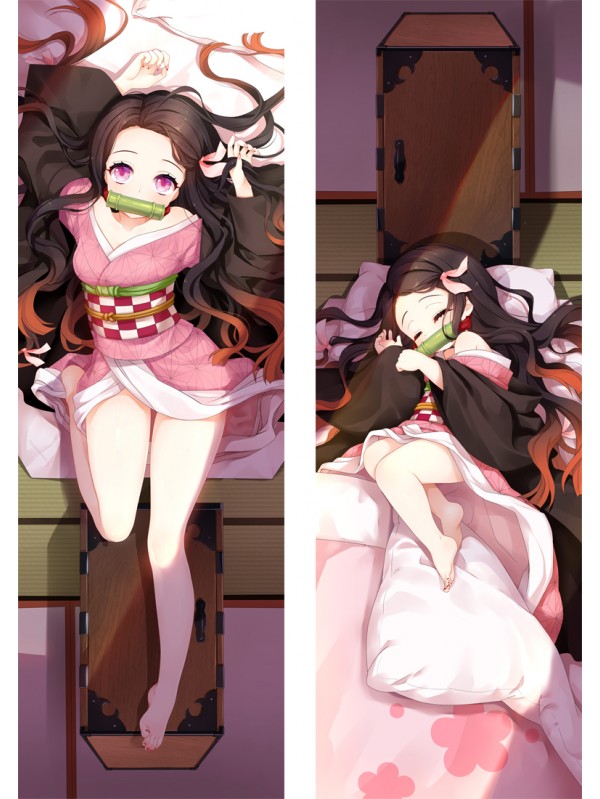 Kimetsu no Yaiba Kamado Nezuko Anime Dakimakura Japanese Love Body Pillow Cover