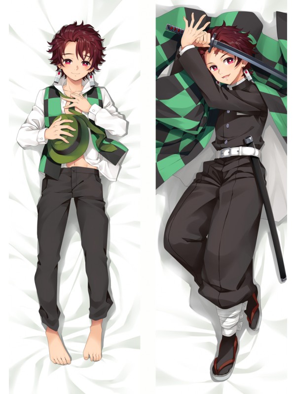 Kimetsu no Yaiba Kamado Tanjirou Anime Dakimakura Japanese Love Body Pillow Cover