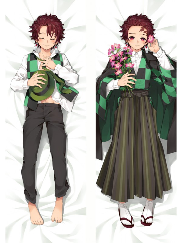 Kimetsu no Yaiba Kamado Tanjirou Anime Dakimakura Japanese Love Body Pillow Cover