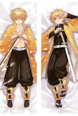 Kimetsu no Yaiba Agatsuma Zenitsu Dakimakura 3d pillow japanese anime pillowcase