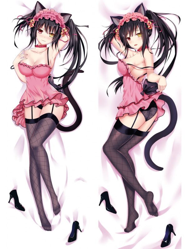 Date A Live Tokisaki Kurumi Hugs Body Waifu Japanese Anime Pillow Case Cover