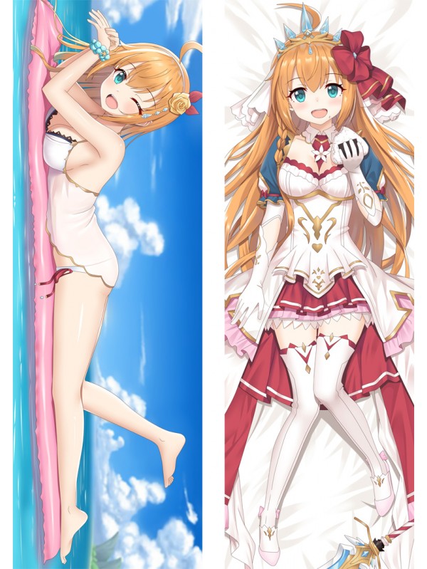 Princess Connect Redive Pecorine Hugs Body Waifu Japanese Anime Pillow Case Cover