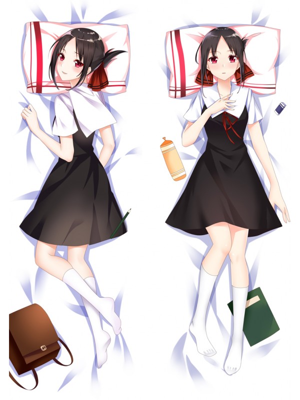 Kaguya-Sama Love Is War Shinomiya Kaguya Hugs Body Waifu Japanese Anime Pillow Case Cover