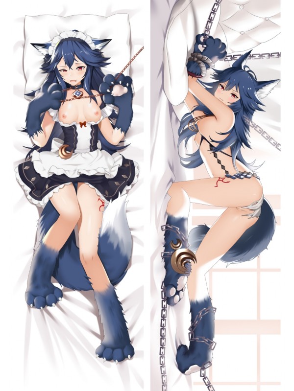 Granblue Fantasy Magic Wolf Fenrir Anime Dakimakura Japanese Love Body Pillow Cover