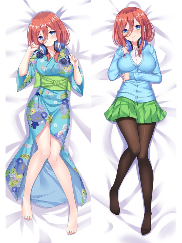 The Quintessential Quintuplets Nakano Miku Anime Dakimakura Japanese Hug Body Pillow Case