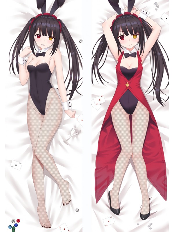 Date A Live Nightmare Tokisaki Kurumi Anime Dakimakura Japanese Love Body Pillow Cover