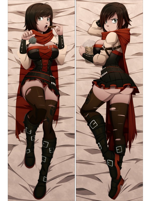 RWBY Ruby Rose Anime Dakimakura Japanese Hugging Body Pillow Case Cover