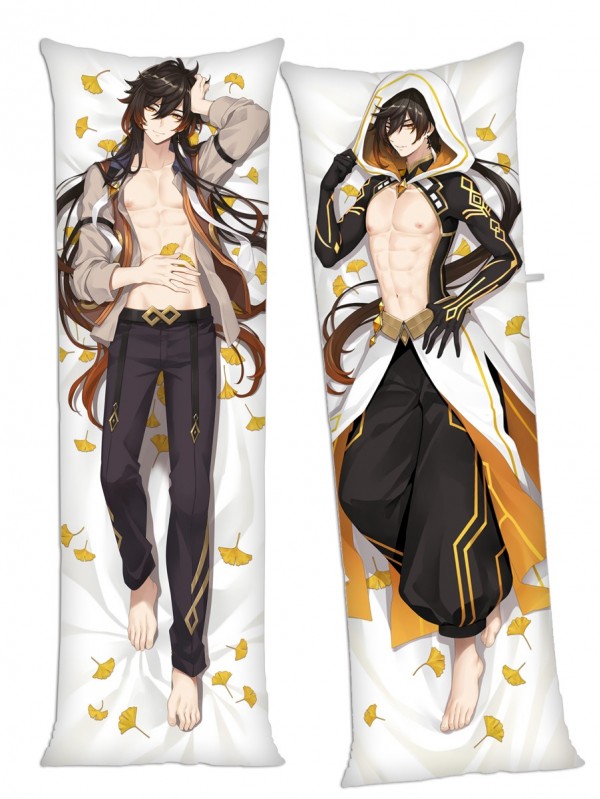 Genshin Impact Zhongli Anime Body Pillow Case japanese love pillows for sale