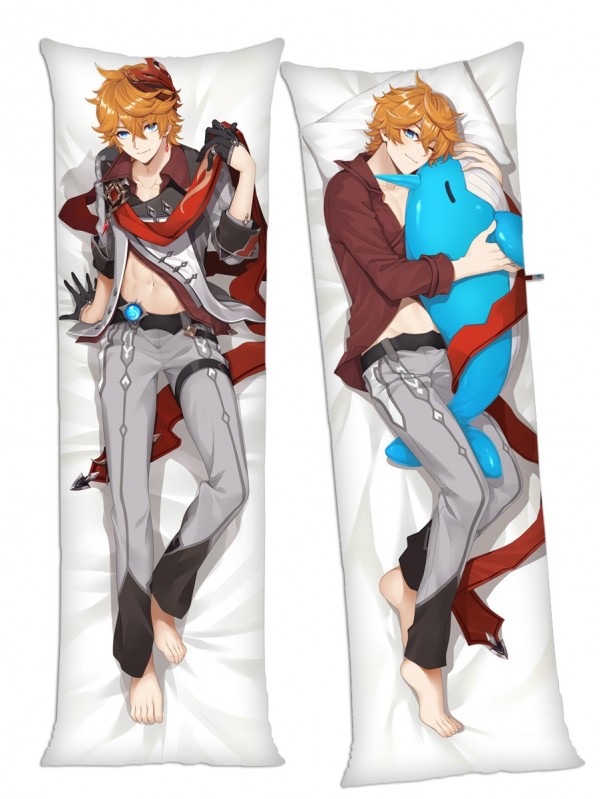 Tartaglia Genshin Impact Anime Body Pillow Case japanese love pillows for sale