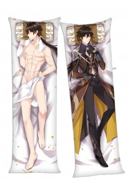 Genshin Impact ZhongLi Anime Body Pillow Case japanese love pillows for sale