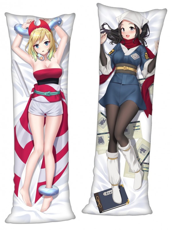 Pokemon Irida & Akari Anime Dakimakura Japanese Hugging Body PillowCases