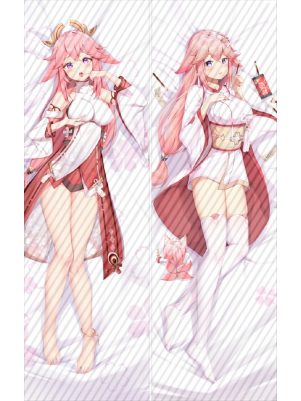 Yae Miko Genshin Impact Anime Dakimakura Japanese Hugging Body PillowCases