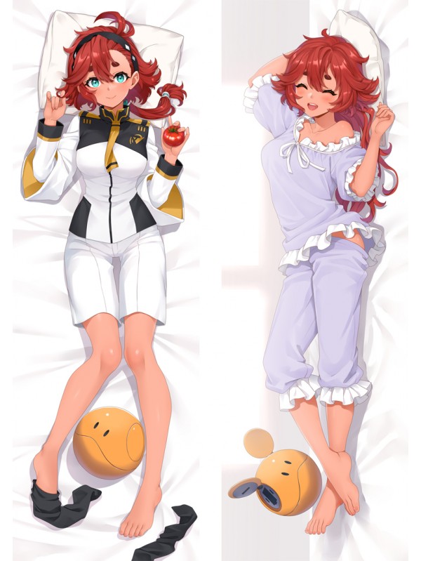 Mobile Suit Gundam THE WITCH FROM MERCURY Suletta Mercury Anime Dakimakura Japanese Hugging Body Pillow Cover