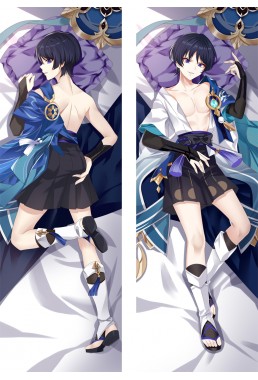 Genshin Impact Wanderer Anime Dakimakura Japanese Hugging Body Pillow Cover