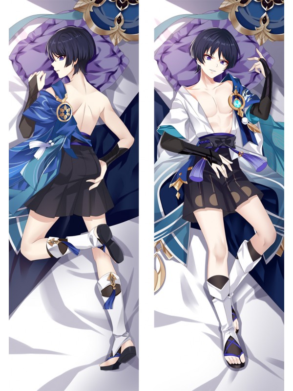 Genshin Impact Wanderer Anime Dakimakura Japanese Hugging Body Pillow Cover