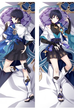 Genshin Impact Wanderer Anime Dakimakura Japanese Hugging Body Pillow Cover