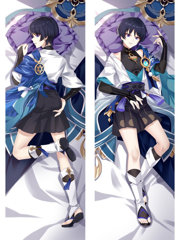 Genshin Impact Wanderer Anime Dakimakura Japanese Hugging Body Pillow Cover