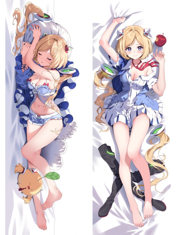 Virtual Youtuber Aki Rosenthal Full body waifu japanese anime pillowcases