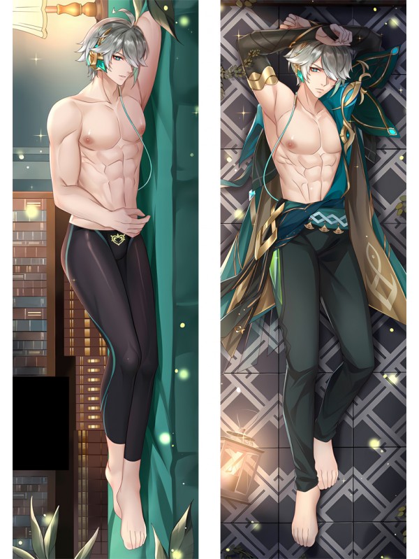 Genshin Impact Alhaitham Anime Dakimakura Japanese Hugging Body Pillow Cover