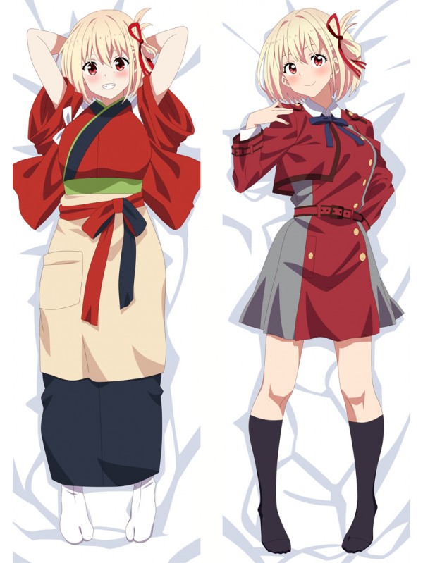 Lycoris Recoil Nishikigi Chisato Anime Dakimakura Japanese Hugging Body Pillow Cover