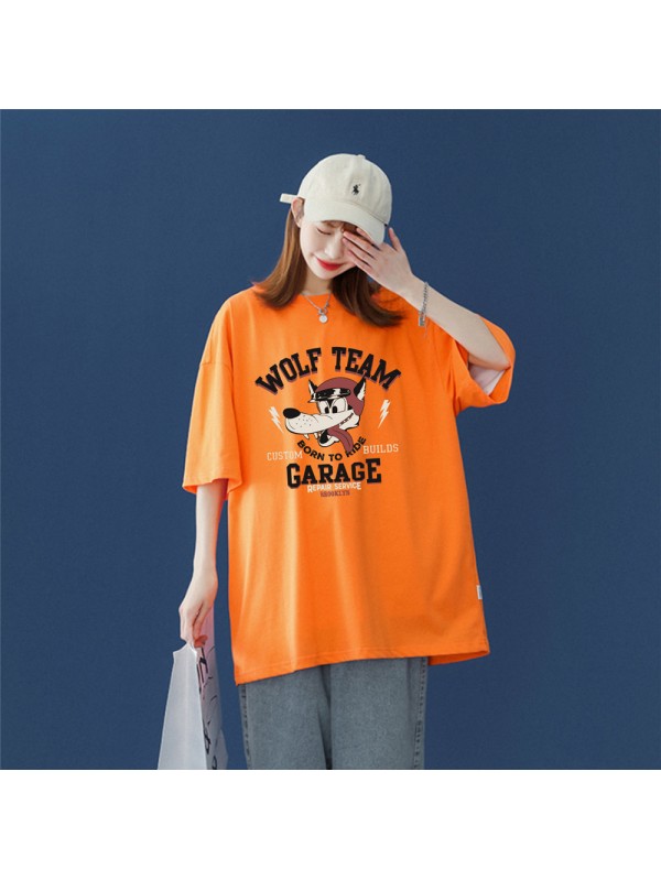 Wolf Team 3 Unisex Mens/Womens Short Sleeve T-shirts Fashion Printed Tops Cosplay Costume