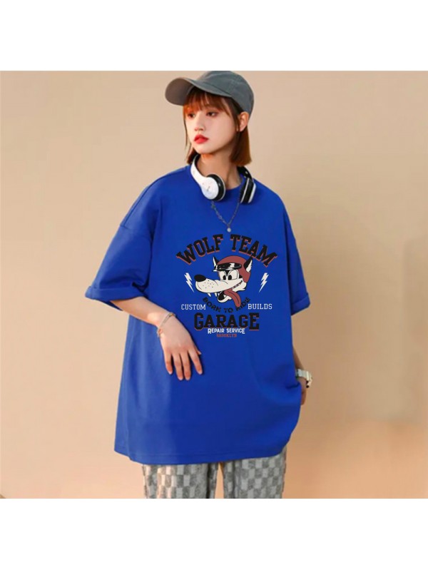 Wolf Team 6 Unisex Mens/Womens Short Sleeve T-shirts Fashion Printed Tops Cosplay Costume