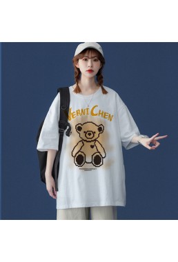 Smokey Bear 1 Unisex Mens/Womens Short Sleeve T-shirts Fashion Printed Tops Cosplay Costume