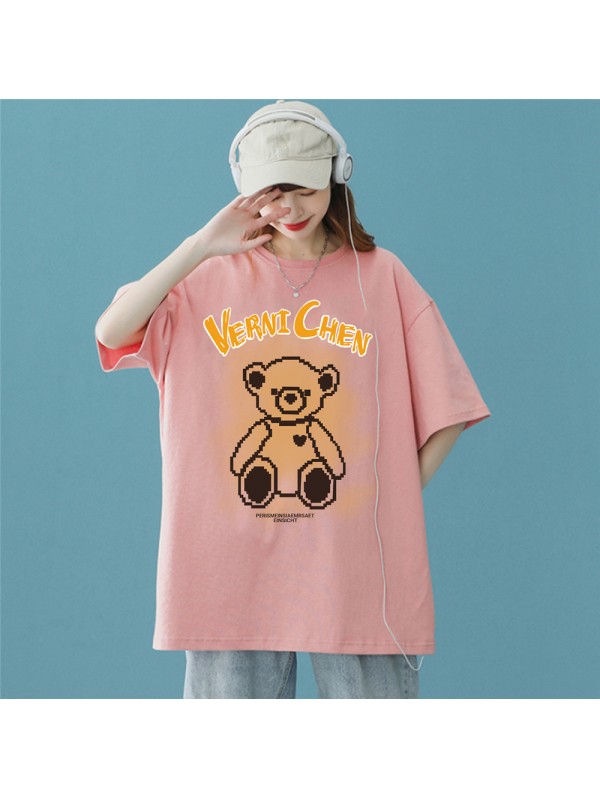 Smokey Bear 2 Unisex Mens/Womens Short Sleeve T-shirts Fashion Printed Tops Cosplay Costume