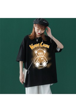 Smokey Bear 3 Unisex Mens/Womens Short Sleeve T-shirts Fashion Printed Tops Cosplay Costume