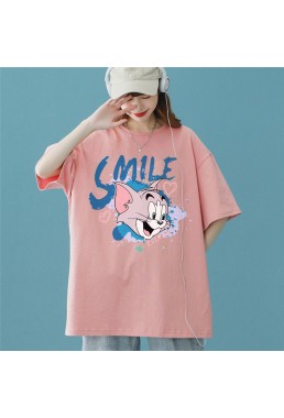 Smile Jerry 2 Unisex Mens/Womens Short Sleeve T-shirts Fashion Printed Tops Cosplay Costume