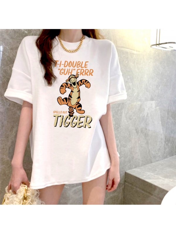 My Friends Tigger 1 Unisex Mens/Womens Short Sleeve T-shirts Fashion Printed Tops Cosplay Costume