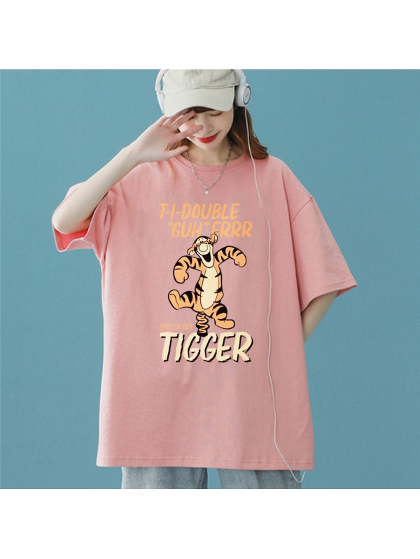 My Friends Tigger 2 Unisex Mens/Womens Short Sleeve T-shirts Fashion Printed Tops Cosplay Costume