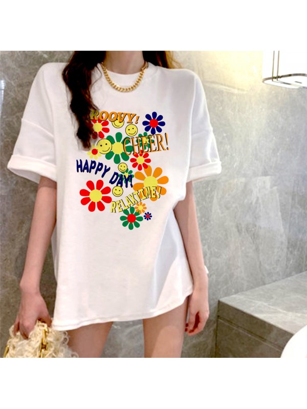 Sunflowers 1 Unisex Mens/Womens Short Sleeve T-shirts Fashion Printed Tops Cosplay Costume