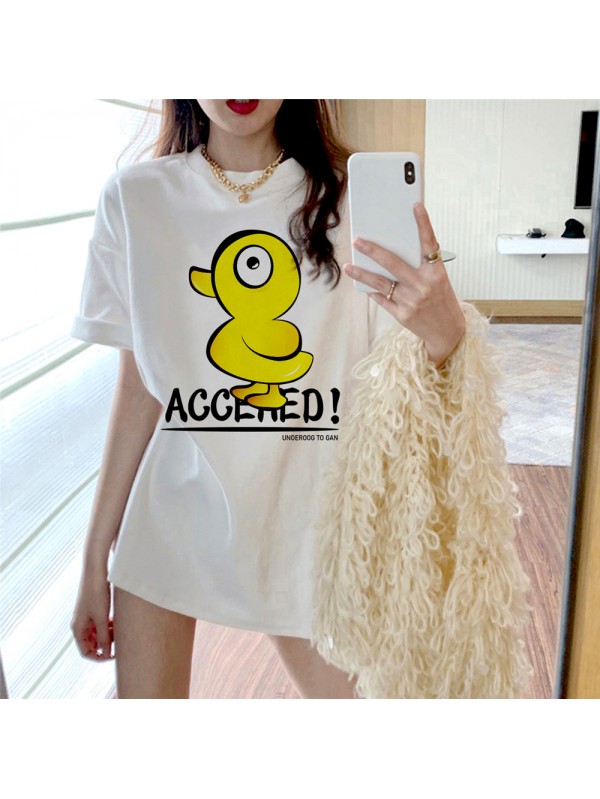 Rubber Duck 1 Unisex Mens/Womens Short Sleeve T-shirts Fashion Printed Tops Cosplay Costume