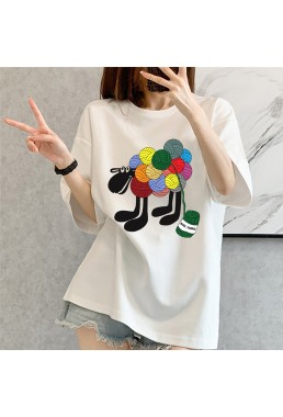 Shaun the Sheep 1 Unisex Mens/Womens Short Sleeve T-shirts Fashion Printed Tops Cosplay Costume