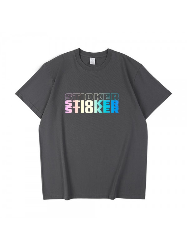 STIOKER 1 Unisex Mens/Womens Short Sleeve T-shirts Fashion Printed Tops Cosplay Costume