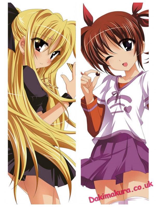 Nanoha Takamachi and Fate Testarossa - Magical Girl Lyrical Nanoha Anime Dakimakura Japanese Hugging Body Pillow Cover