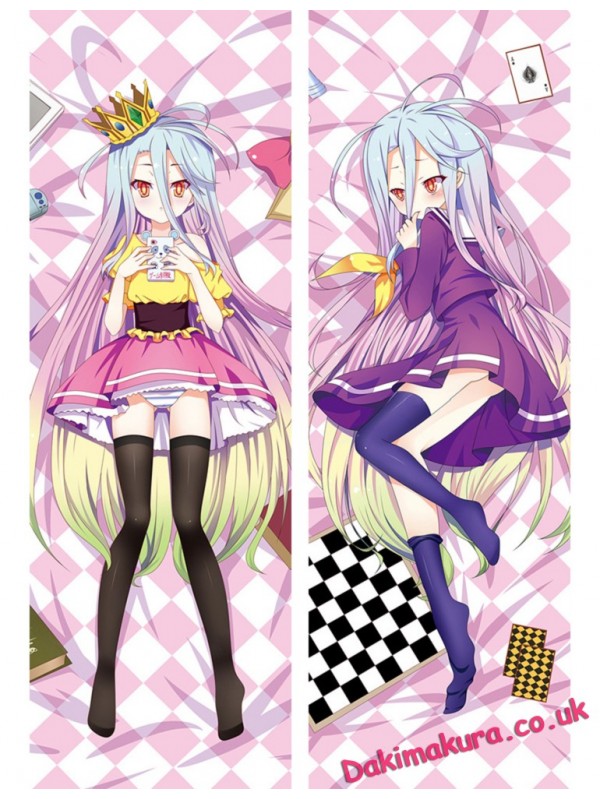 Shiro - No Game No Life Anime Dakimakura Japanese Love Body Pillow Cover