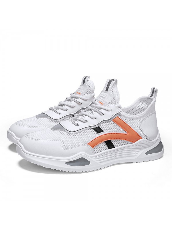 Best Running Shoes For Mens White Orange L S977