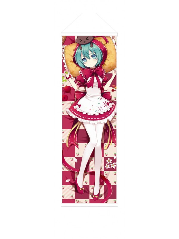 Little Red Hood Hatsune Miku Japanese Anime Painting Home Decor Wall Scroll Posters